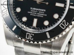 Submariner 114060 No Date Black 904L Steel ARF 1:1 Best Edition on SS Bracelet SH3130 - Image 11