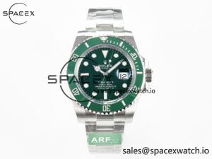 Submariner 116610 LV Green 904L Steel ARF 1:1 Best Edition on SS Bracelet SH3135