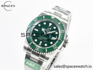 Submariner 116610 LV Green 904L Steel ARF 1:1 Best Edition on SS Bracelet SH3135 - Image 4