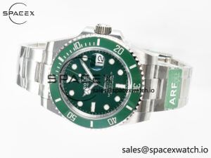 Submariner 116610 LV Green 904L Steel ARF 1:1 Best Edition on SS Bracelet SH3135 - Image 7