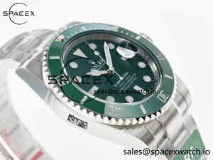 Submariner 116610 LV Green 904L Steel ARF 1:1 Best Edition on SS Bracelet SH3135 - Image 6