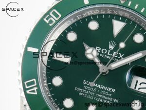 Submariner 116610 LV Green 904L Steel ARF 1:1 Best Edition on SS Bracelet SH3135 - Image 11