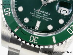 Submariner 116610 LV Green 904L Steel ARF 1:1 Best Edition on SS Bracelet SH3135 - Image 12