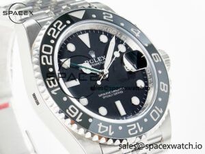 GMT-Master II 126710 GRNR Black/Gray Ceramic 904L Steel ARF 1:1 Best Edition on Jubilee Strap SH3285 - Image 3