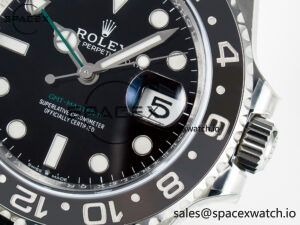 GMT-Master II 126710 GRNR Black/Gray Ceramic 904L Steel ARF 1:1 Best Edition on Jubilee Strap SH3285 - Image 10