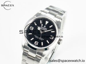 Explorer 36 904L Steel KRF 1:1 Best Edition Black Dial on SS Bracelet SW200 V2 - Image 4