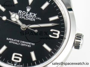 Explorer 36 904L Steel KRF 1:1 Best Edition Black Dial on SS Bracelet SW200 V2 - Image 10