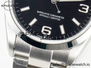 Explorer 36 904L Steel KRF 1:1 Best Edition Black Dial on SS Bracelet SW200 V2 - Image 11