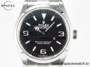 Explorer 36 904L Steel KRF 1:1 Best Edition Black Dial on SS Bracelet PT5000 V2 - Image 2
