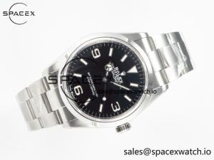 Explorer 36 904L Steel KRF 1:1 Best Edition Black Dial on SS Bracelet PT5000 V2 - Image 8