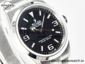 Explorer 36 904L Steel KRF 1:1 Best Edition Black Dial on SS Bracelet PT5000 V2 - Image 3