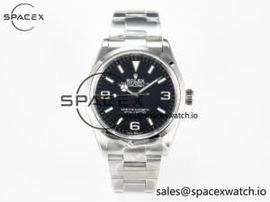 Explorer 36 904L Steel KRF 1:1 Best Edition Black Dial on SS Bracelet A2824 V2