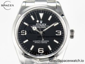 Explorer 36 904L Steel KRF 1:1 Best Edition Black Dial on SS Bracelet A2824 V2 - Image 2