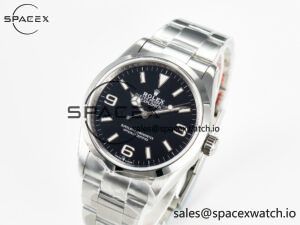 Explorer 36 904L Steel KRF 1:1 Best Edition Black Dial on SS Bracelet A2824 V2 - Image 4