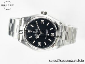 Explorer 36 904L Steel KRF 1:1 Best Edition Black Dial on SS Bracelet A2824 V2 - Image 7