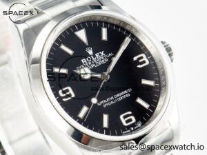 Explorer 36 904L Steel KRF 1:1 Best Edition Black Dial on SS Bracelet A2824 V2 - Image 3