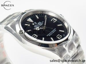 Explorer 36 904L Steel KRF 1:1 Best Edition Black Dial on SS Bracelet A2824 V2 - Image 6