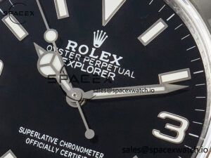 Explorer 36 904L Steel KRF 1:1 Best Edition Black Dial on SS Bracelet A2824 V2 - Image 9
