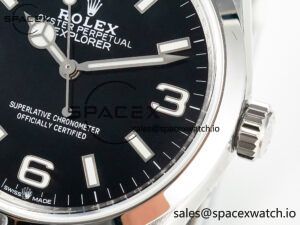Explorer 36 904L Steel KRF 1:1 Best Edition Black Dial on SS Bracelet A2824 V2 - Image 10