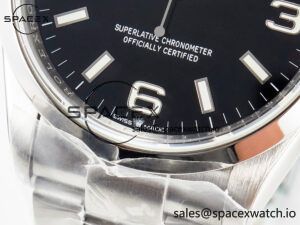 Explorer 36 904L Steel KRF 1:1 Best Edition Black Dial on SS Bracelet A2824 V2 - Image 11