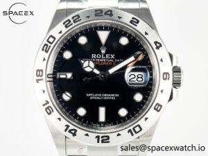 Explorer II 42mm 226570 904L SS Clean 1:1 Best Edition Black Dial on Bracelet DD3285 CHS - Image 2