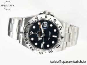Explorer II 42mm 226570 904L SS Clean 1:1 Best Edition Black Dial on Bracelet DD3285 CHS - Image 7