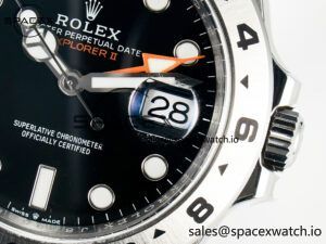 Explorer II 42mm 226570 904L SS Clean 1:1 Best Edition Black Dial on Bracelet DD3285 CHS - Image 10