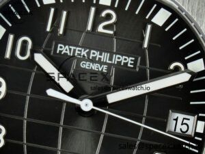 Aquanaut 5167A SS 3KF 1:1 Best Edition Black Dial on Black Rubber Strap A324 Super Clone（New clasp） - Image 9
