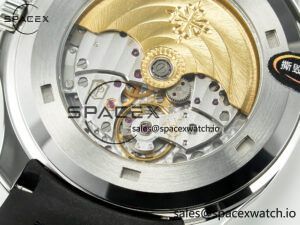 Aquanaut 5167A SS 3KF 1:1 Best Edition Black Dial on Black Rubber Strap A324 Super Clone（New clasp） - Image 20