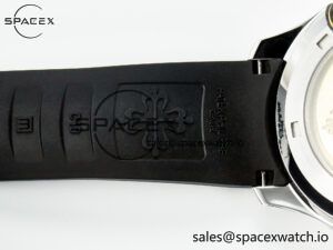 Aquanaut 5167A SS 3KF 1:1 Best Edition Black Dial on Black Rubber Strap A324 Super Clone（New clasp） - Image 27
