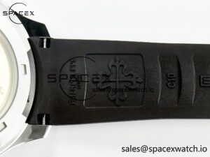 Aquanaut 5167A SS 3KF 1:1 Best Edition Black Dial on Black Rubber Strap A324 Super Clone（New clasp） - Image 28