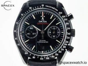Speedmaster “Dark Side of The Moon” Real Ceramic N1F 1:1 Best Edition on Nylon Strap A9900 - Image 2