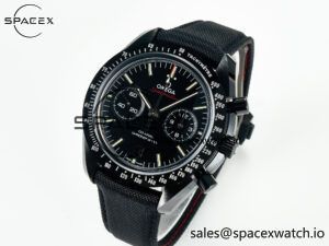 Speedmaster “Dark Side of The Moon” Real Ceramic N1F 1:1 Best Edition on Nylon Strap A9900 - Image 4
