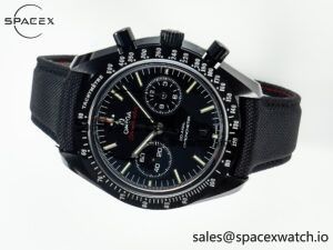 Speedmaster “Dark Side of The Moon” Real Ceramic N1F 1:1 Best Edition on Nylon Strap A9900 - Image 7