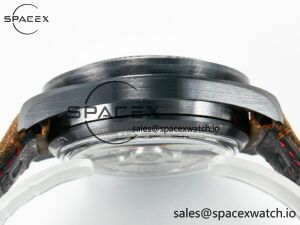 Speedmaster “Dark Side of The Moon” Real Ceramic N1F 1:1 Best Edition Vintage Black on Brown Leather Strap A9300 - Image 14