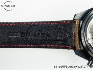 Speedmaster “Dark Side of The Moon” Real Ceramic N1F 1:1 Best Edition Vintage Black on Brown Leather Strap A9300 - Image 26