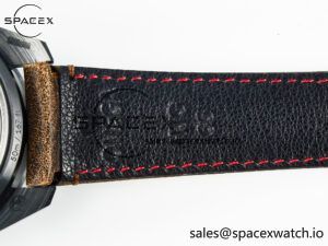 Speedmaster “Dark Side of The Moon” Real Ceramic N1F 1:1 Best Edition Vintage Black on Brown Leather Strap A9300 - Image 27
