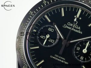 Speedmaster “Dark Side of The Moon” Real Ceramic N1F 1:1 Best Edition on Leather Strap A9900 - Image 12