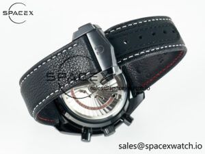 Speedmaster “Dark Side of The Moon” Real Ceramic N1F 1:1 Best Edition on Leather Strap A9900 - Image 17