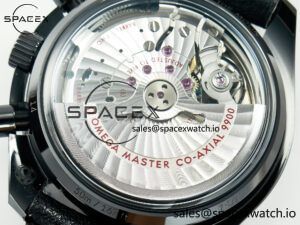 Speedmaster “Dark Side of The Moon” Real Ceramic N1F 1:1 Best Edition on Leather Strap A9900 - Image 19
