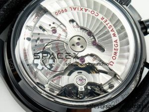Speedmaster “Dark Side of The Moon” Real Ceramic N1F 1:1 Best Edition on Leather Strap A9900 - Image 20