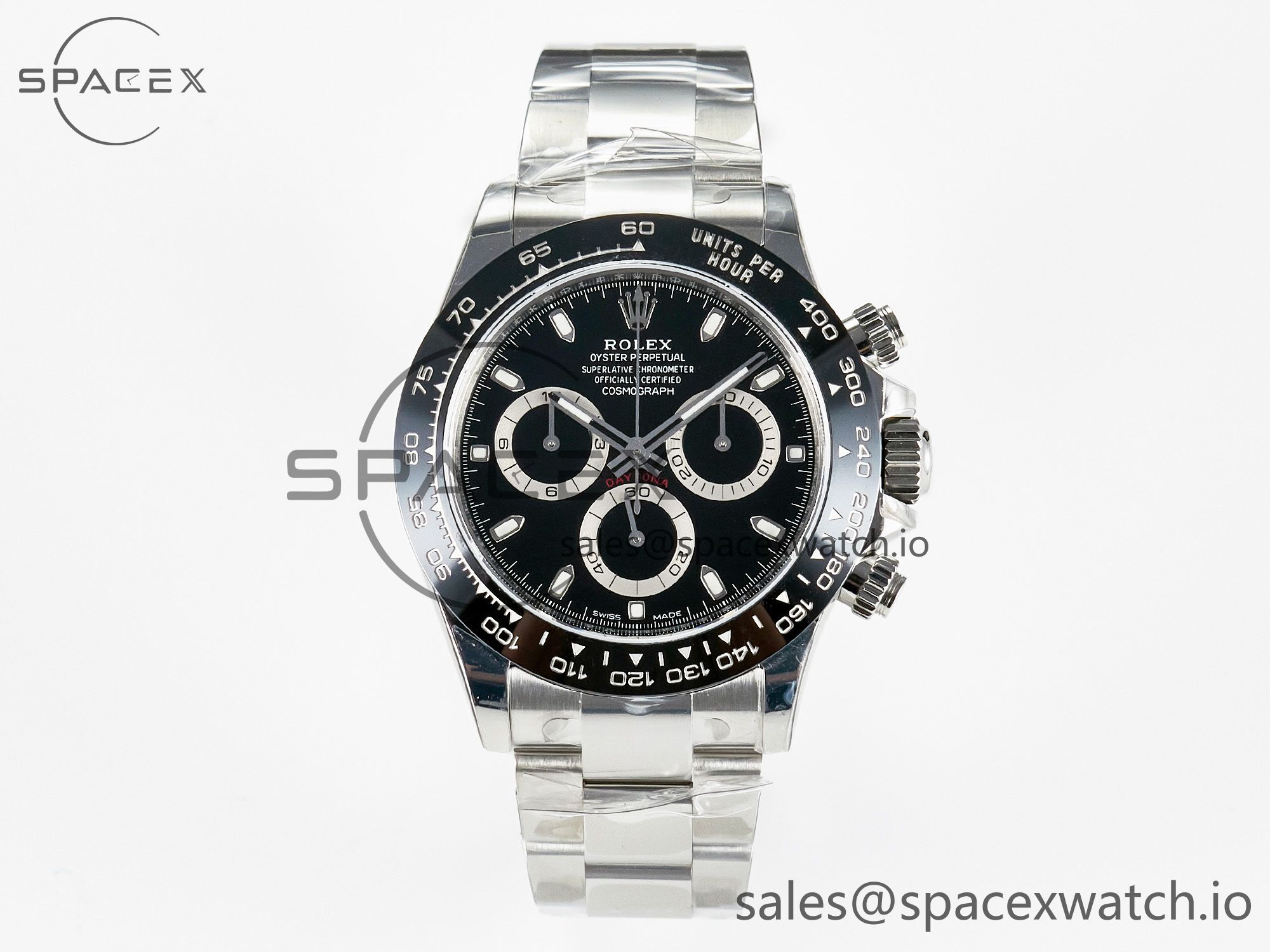 IMG_6806 拷贝 Daytona 116500 VSF 1:1 Best Edition 904L Steel Black Dial on SS Braclet DD4130 - Image 1