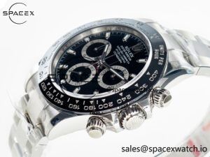 Daytona 116500 VSF 1:1 Best Edition 904L Steel Black Dial on SS Braclet DD4130 - Image 5