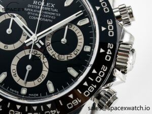 Daytona 116500 VSF 1:1 Best Edition 904L Steel Black Dial on SS Braclet DD4130 - Image 10