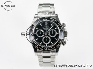 Daytona 126500 VSF 1:1 Best Edition 904L Steel Black Dial on SS Braclet DD4131
