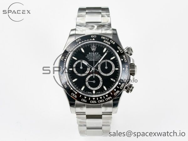 Daytona 126500 VSF 1:1 Best Edition 904L Steel Black Dial on SS Braclet DD4131 - Image 1