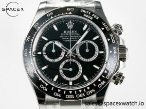 Daytona 126500 VSF 1:1 Best Edition 904L Steel Black Dial on SS Braclet DD4131 - Image 2