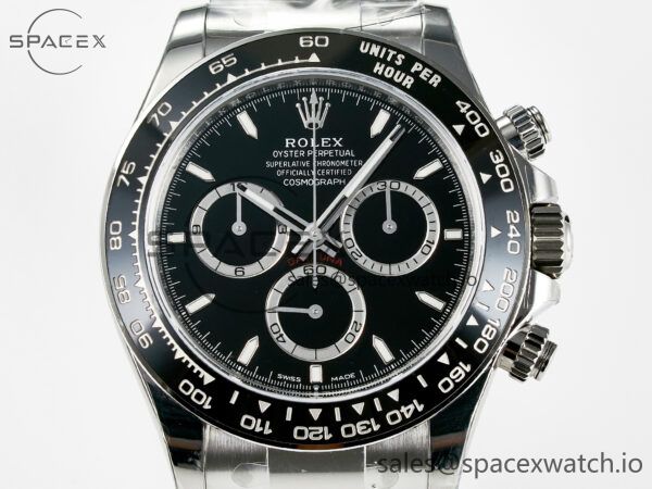 Daytona 126500 VSF 1:1 Best Edition 904L Steel Black Dial on SS Braclet DD4131 - Image 2