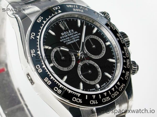 Daytona 126500 VSF 1:1 Best Edition 904L Steel Black Dial on SS Braclet DD4131 - Image 3