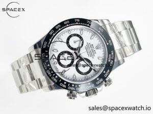 Daytona 116500 VSF 1:1 Best Edition 904L Steel White Dial on SS Braclet DD4130 - Image 8